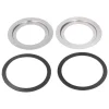 Affaldskværne>Rustfrit stål vask adapter til affald til madaffald 140 mm til 110 mm diameter