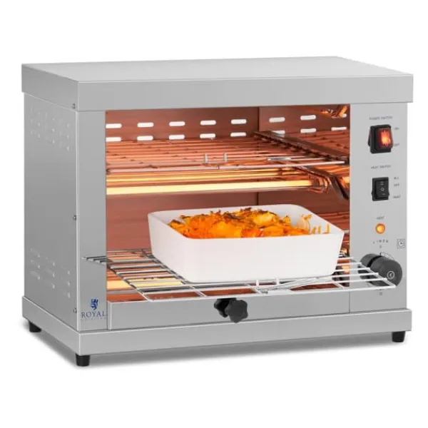 Grill-Ovne & Ovn Med Roterende Stegespyd>Salamander dobbelt toaster brødrister 3250W