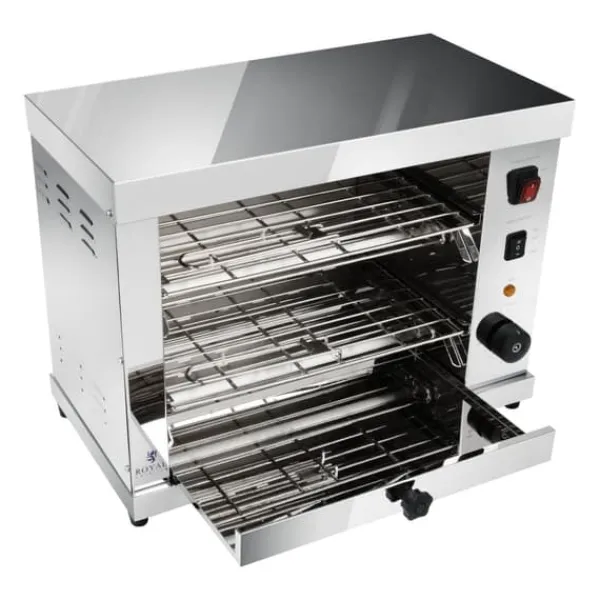 Grill-Ovne & Ovn Med Roterende Stegespyd>Salamander dobbelt toaster brødrister 3250W