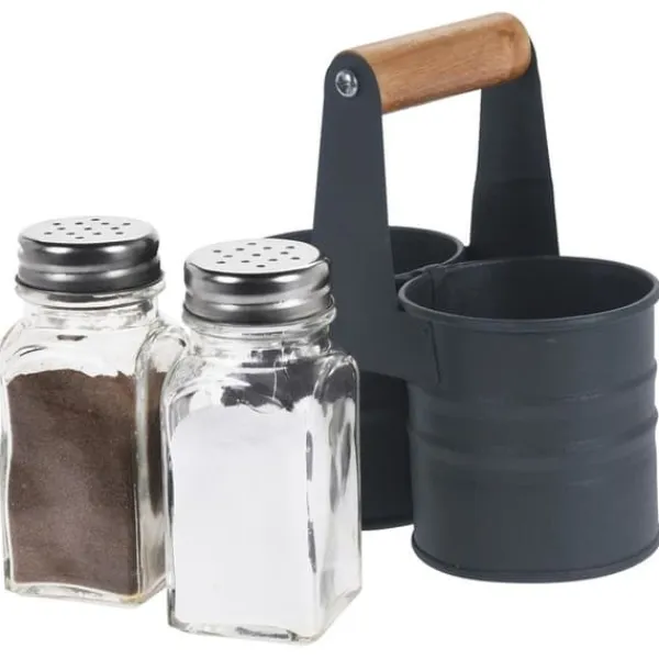 Salt- og peberbøsser med stativ Best