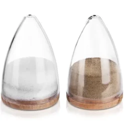 Salt- og pebersæt Saltbøsse Peberbøsse Glas Krydderibeholder Online