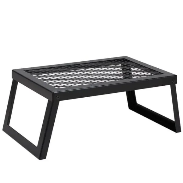 Griller>Sammenklappelig bålgrill til camping, bærbar stål BBQ til udendørs picnic og hygge.