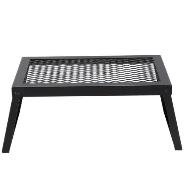 Griller>Sammenklappelig bålgrill til camping, bærbar stål BBQ til udendørs picnic og hygge.