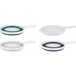 Dørslag & Sier>Sammenklappeligt dørslag i plast med håndtag, Ø22,5 cm