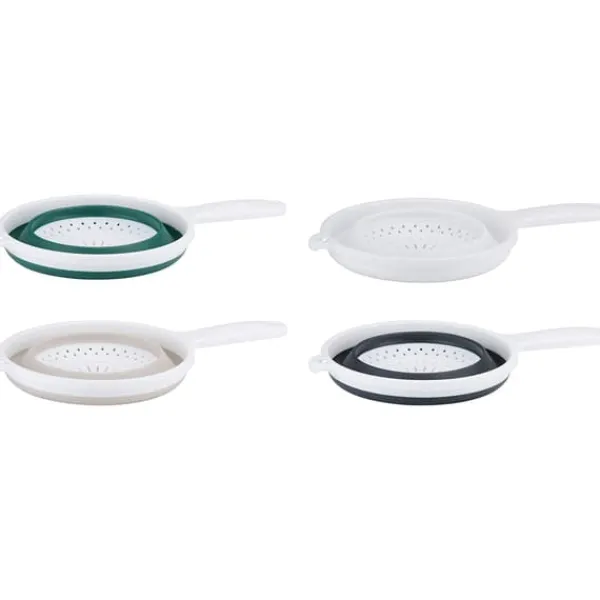 Dørslag & Sier>Sammenklappeligt dørslag i plast med håndtag, Ø22,5 cm