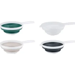 Dørslag & Sier>Sammenklappeligt dørslag i plast med håndtag, Ø22,5 cm