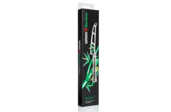SAMURA Køkkenknive>BAMBOO 5-Tommer Utility Kniv - Premium Japansk Stål Køkkenkniv til Præcis Madlavning og Madforberedelse
