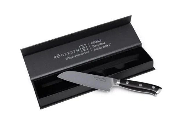 Santoku kniv Santoku Kohersen Elegance Ibenholt træ 12,7cm Best