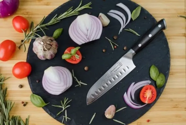 Santoku kniv Santoku Kohersen Elegance Ibenholt træ 12,7cm Best