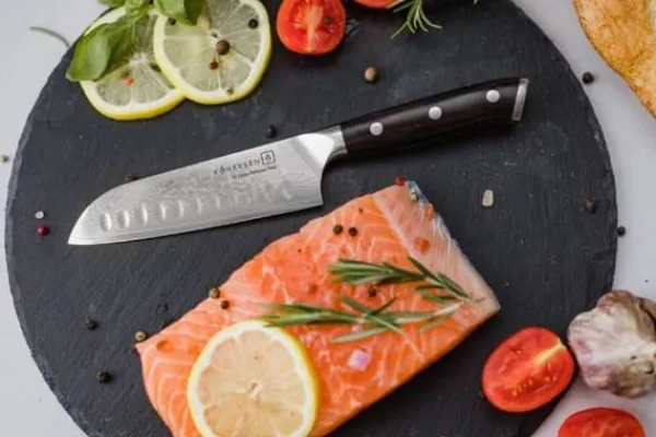 Santoku kniv Santoku Kohersen Elegance Ibenholt træ 12,7cm Best
