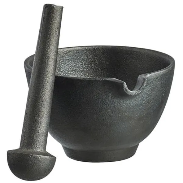 Satake Mortere & Pistiller>Mortel i gjutjärn ø 15,5 cm