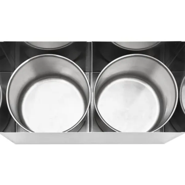Saucekander>Saucedispenser 2 x 3,5 l rustfrit stål - Saucebeholder - Saucebeholdere - Home & Living