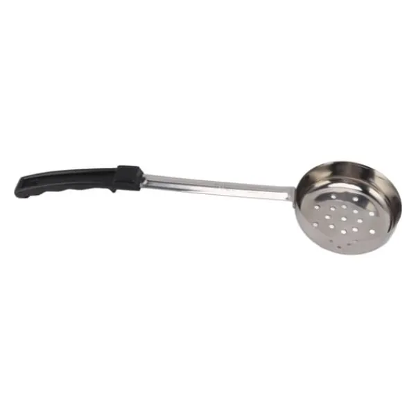 Hulsskeer>Sauceske Pizza Multipurpose Food Grade Rustfrit Stål Spredningsmåleske til køkkenmadlavning Sort 6 oz (huller afløb)