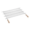 Griller>Sauvic Berbecue Grill Med Træhåndtag 70x40 Cm