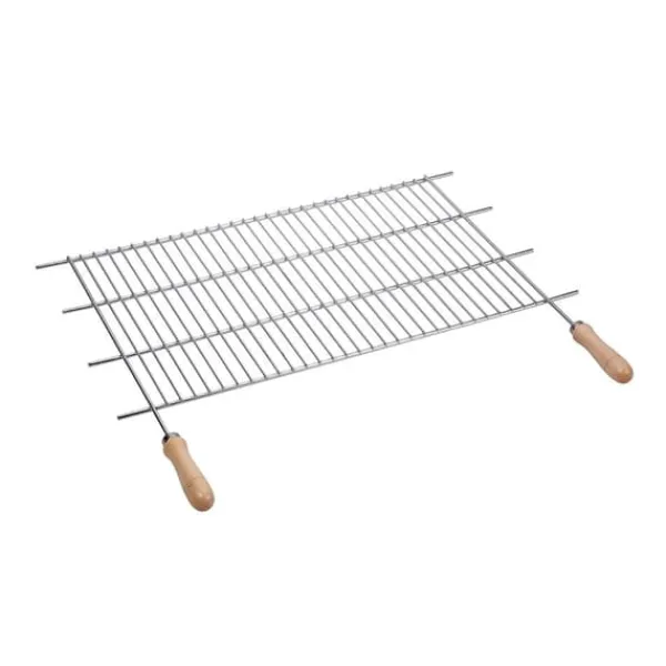 Griller>Sauvic Berbecue Grill Med Træhåndtag 70x40 Cm