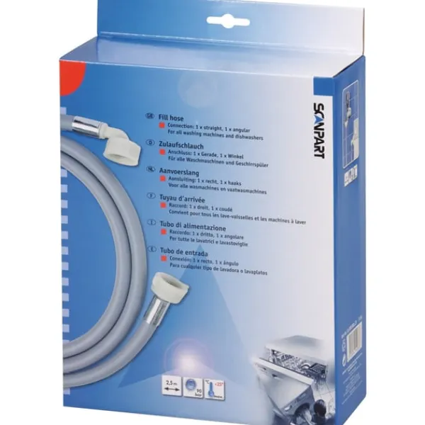 Scanpart 1120090123 F155 Tilløbsslange 2,5m 1x vinklet Discount
