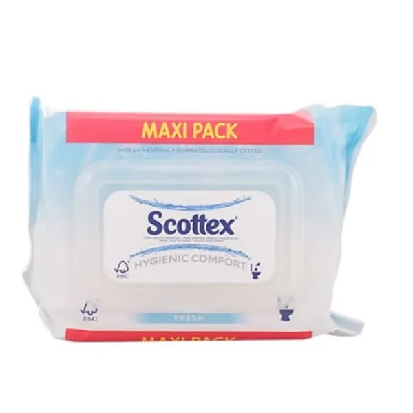 Toiletpapir>Scottex Original Wet Toilet Paper 74 Units