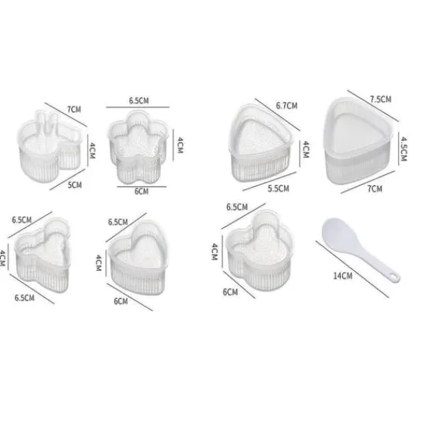 Sød form til ris - plastik New