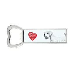 Sealyham Terrier - flaskeåbner med en hund, personlig køleskabsåbner, unik gave til en mand fra Art-Dog Sale