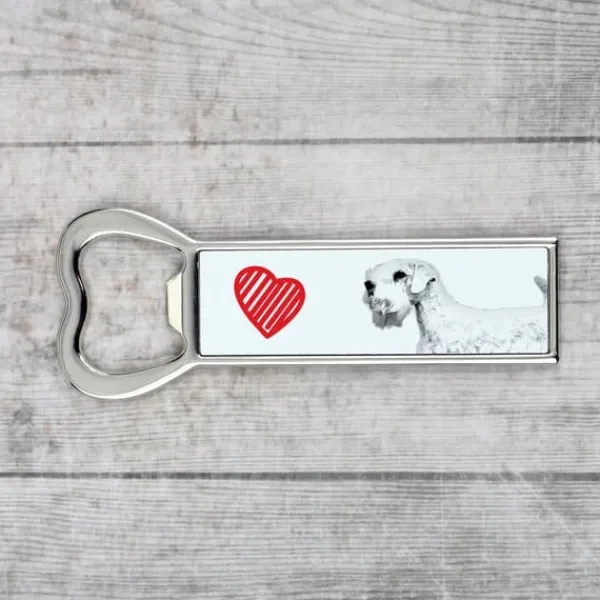 Sealyham Terrier - flaskeåbner med en hund, personlig køleskabsåbner, unik gave til en mand fra Art-Dog Sale