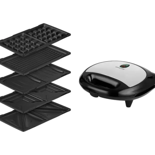 Brødristere, Raclettegrills Og Sandwichtoastere>SENCOR Toastmaskine 5 i 1