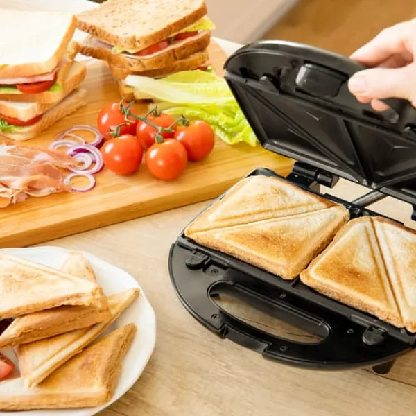 Brødristere, Raclettegrills Og Sandwichtoastere>SENCOR Toastmaskine 5 i 1