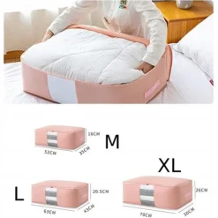 SENGETÆPPE TIL OPBEVARING PUDER TÆPPER 63x43x20cm rL Clearance