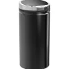 Sensor affaldsspand 42L, automatisk med låg, rustfri, til badeværelse, kontor, køkken, sort Clearance
