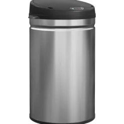 Skraldespande & Papirkurve>Sensor-skraldespand 30 L med soft close, rustfrit stål, hygiejnisk køkken