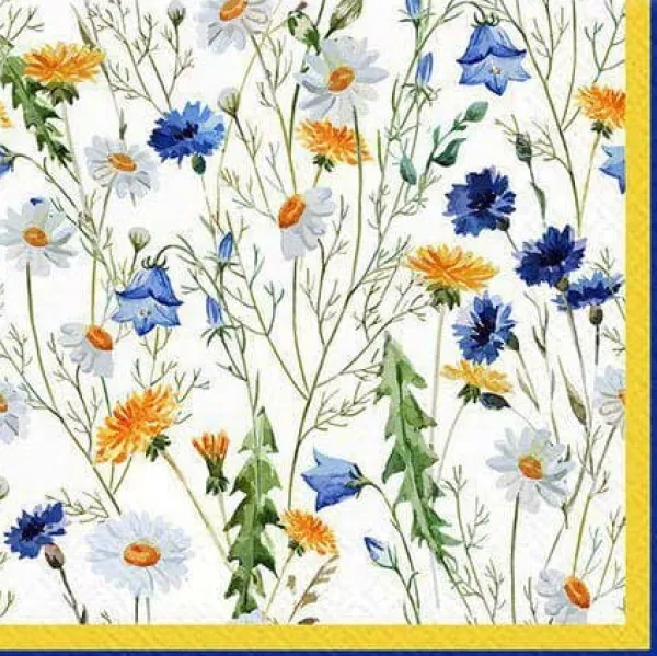 Servetter Sommarblommor 20-pack Gullers Online