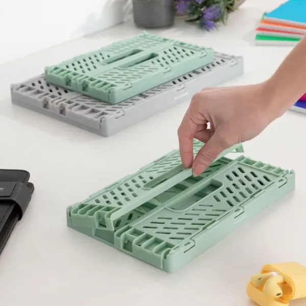 Set of 3 Foldable and Stackable Organiser Boxes Boxtor InnovaGoods New