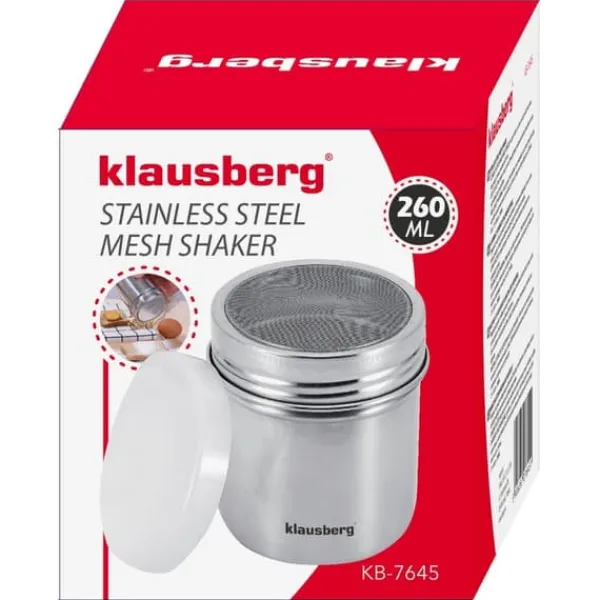 Sockerstrøere>Shakerbeholder til at drysse sukker 260ml KLAUSBERG KB-7645