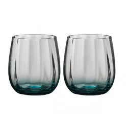 Glas>Søholm Sonja Vandglas Blå 30cl, 2-pak (Defekt) - Aida