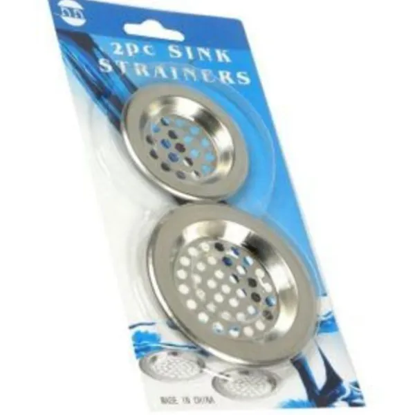 Si til vask, 2 stk., metal, blisterpakning 50220/81003373 New