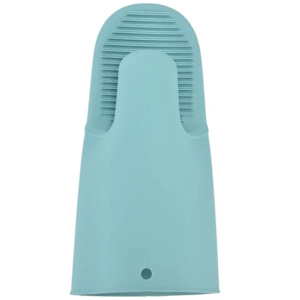 Grydelapper & Grillvanter>Silikon Värmeisoleringshandskar Förtjockade Anti-Slip Ugnsvantar Handskar för mikrovågsgrillNordic Green