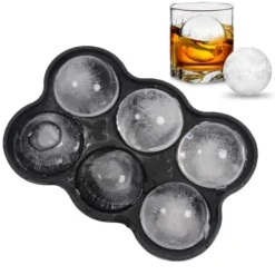 Isforme>Silikone Iceball Form - Ice Form til Ice Balls Round Ice Cubes Bullets