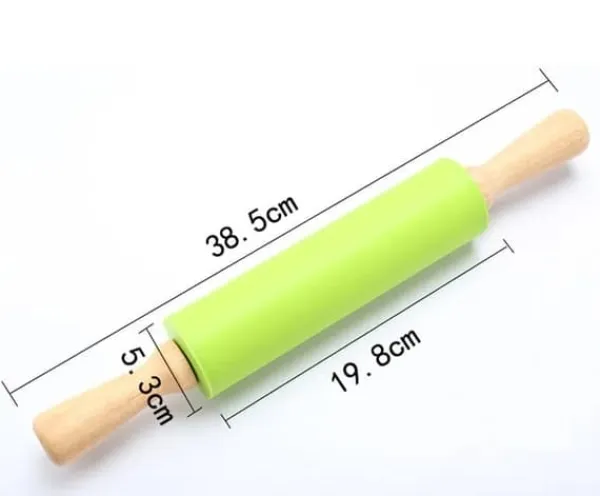 Kageruller>Silikone kagerulle non-stick RØD 38cm