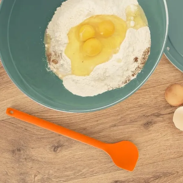 Silikone køkkenske til madlavning, blanding, servering, teflon Clearance