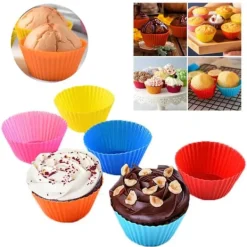 Silikone muffinforme / tyrforme - 12 -pak bagforme New