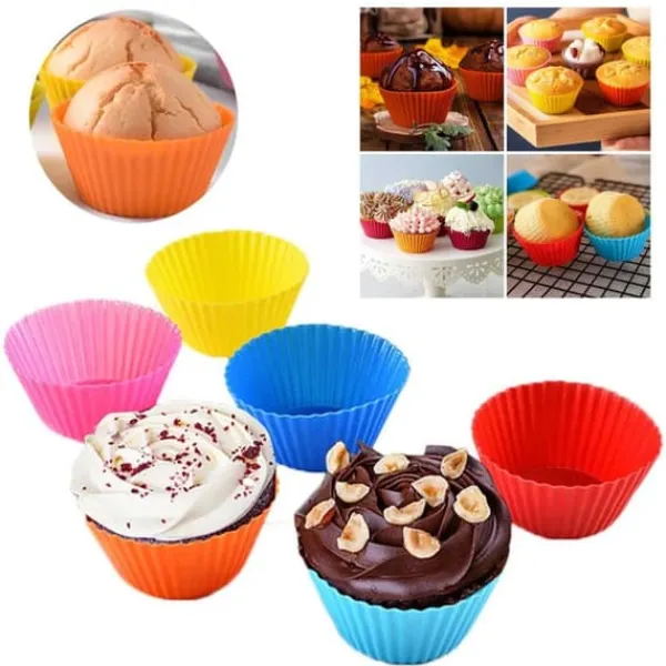 Silikone muffinforme / tyrforme - 12 -pak bagforme New