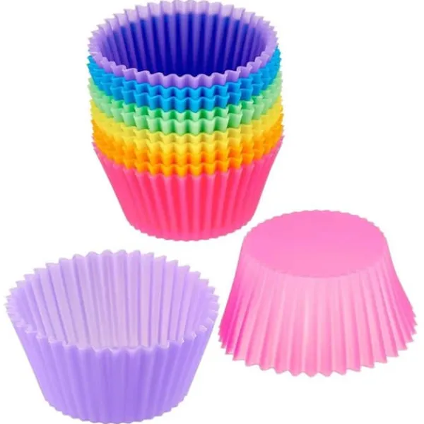 Silikone muffinforme / tyrforme - 12 -pak bagforme New