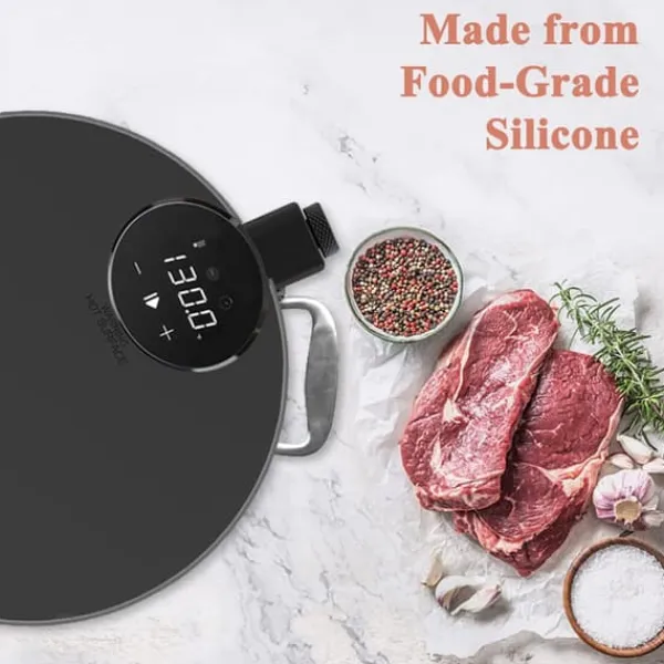 Skålelåg>Silikone Sous Vide låg til bouillongryder