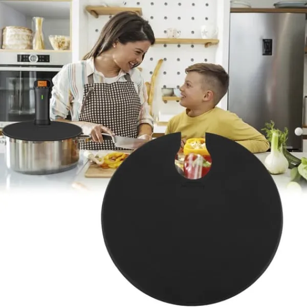 Skålelåg>Silikone Sous Vide låg til bouillongryder