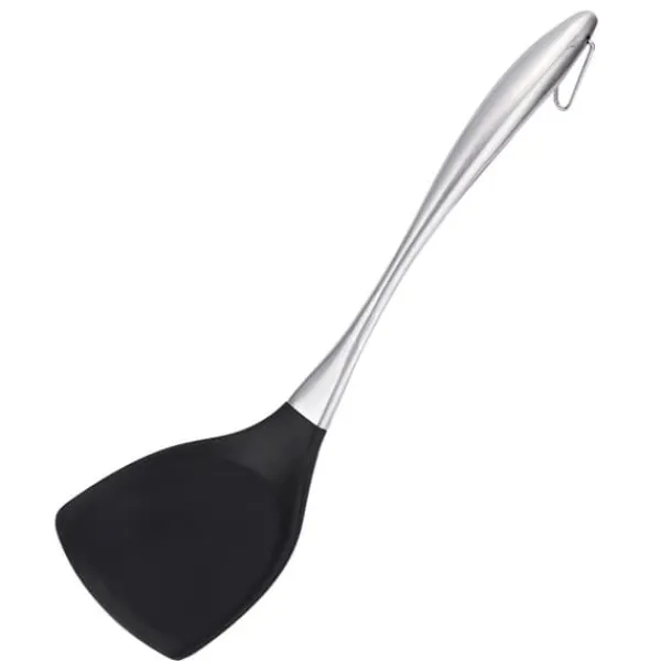 Silikone spatel non-stick skovl med håndtag i rustfrit stål Køkkenredskaber New