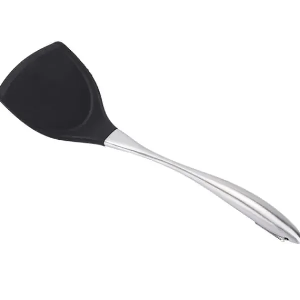 Silikone spatel non-stick skovl med håndtag i rustfrit stål Køkkenredskaber New