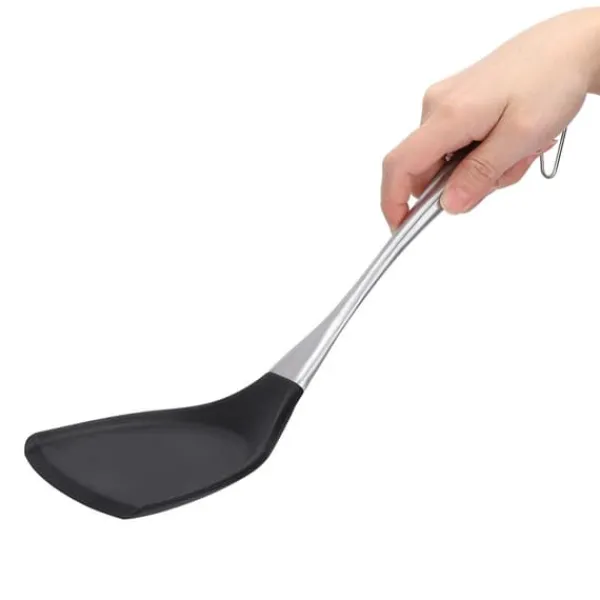 Silikone spatel non-stick skovl med håndtag i rustfrit stål Køkkenredskaber New