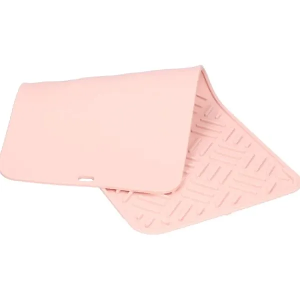 Måtter & Gitter Til Køkkenvaske>Silikone Varmeisoleringspude Skrivebord Anti-Skoldning Vandtæt Silikonepude til Hjemmekøkken (Pink, 45x20cm)