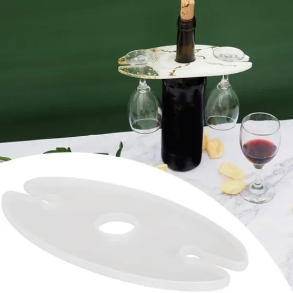 Silikone vinreolform - moderne og elegant holder til vinglasunderlag Best