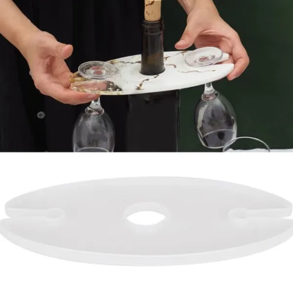 Silikone vinreolform - moderne og elegant holder til vinglasunderlag Best