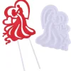 Udstyr Til Kagedekoration>Silikoneform til isomalt sukkermasse BRUDEPAR